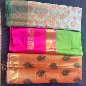 Lot of 3 sarees